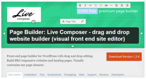 Live Composer Free Drag and Drop Website Builder