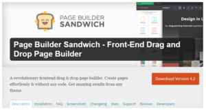 Page Builder Sandwich - WP Front-End Drag and Drop Page Builder