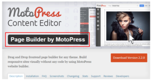 Best quality Free WP Page Builder by MotoPress
