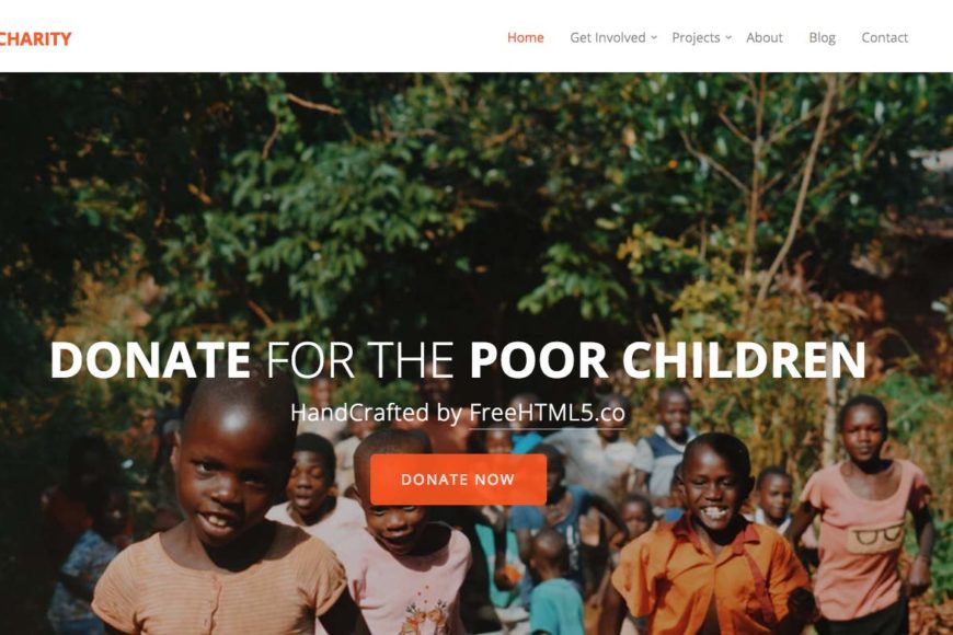 Free Bootstrap Charity Templates
