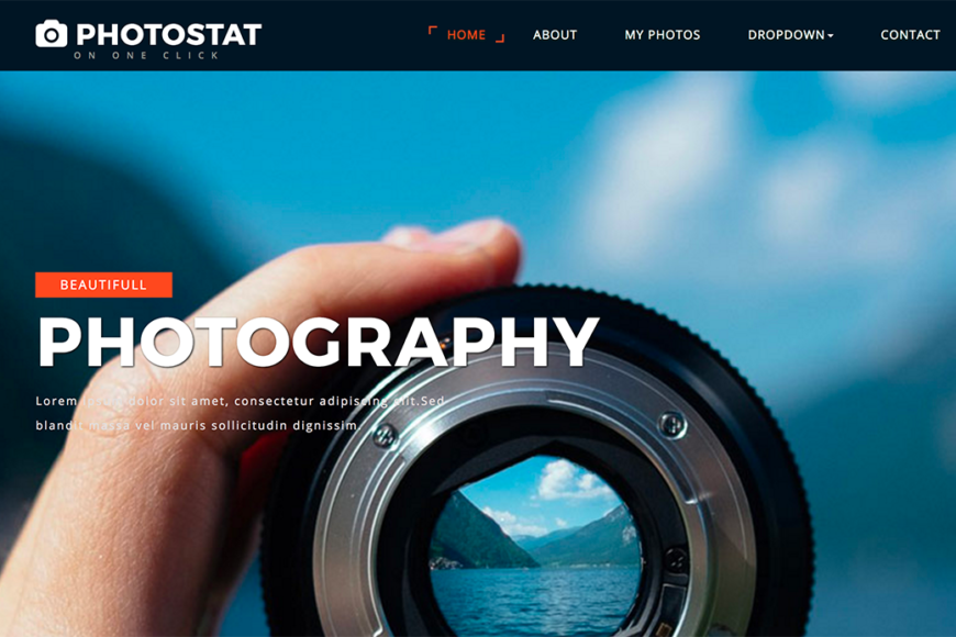 Free Bootstrap Image Gallery Templates